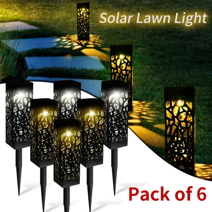 Garden Lights powered by solar panels